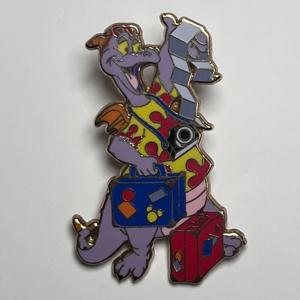 tourist figment • epcot wanderer • 2005 wdw disney pin